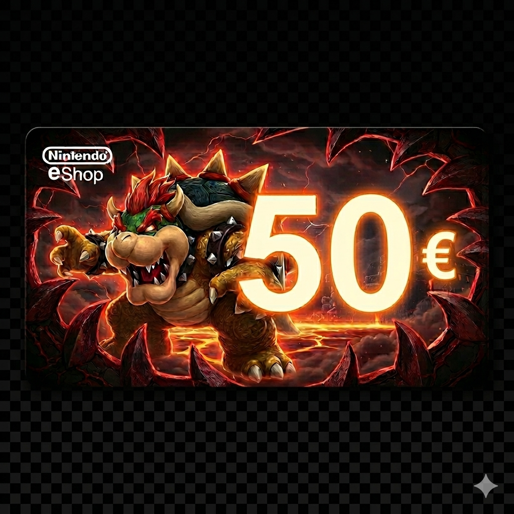 Carte Nintendo eShop 50€